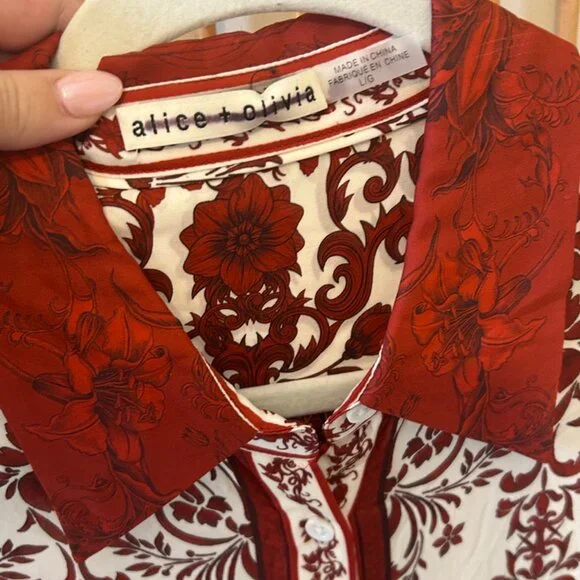 Alice + Olivia Printed Maxi Dress - Picture 10 of 11